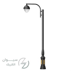 پایه چراغ پارکی سری یاقوت