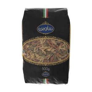 ماکارونی صدفی مخلوط سبزیجات ساوین مقدار 500 گرم Savin Mix Vegetables Shells Macaroni 500g