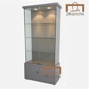 ویترین شیشه ای اداری کمددار