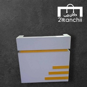 میز پیشخوان سفید  نور مخفی