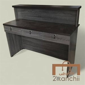 میز پیشخوان MDF های گلاس سه کشو