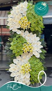 تاج گل سه طبقه ای ترحیم گلفروشی تهران