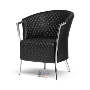 مبل  تک نفره پایه کروم کد 2020N1C  - شیرازه