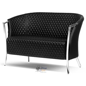 مبل دونفره پایه کروم کد 2020N2C  - شیرازه