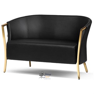 مبل دونفره پایه طلایی کد 2020N2F  - شیرازه