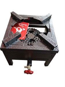 اجاق گاز تک شعله پروفیل آهن سایز 24*24 شیردار