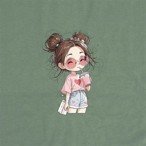 تیشرت زنانه کراپ طرح قندی سایز فری (پنبه ضمانتی) در 7 رنگ