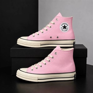 کانورس آل استار ساق‌بلند صورتی، مدل راک / Converse