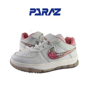 کفش ونس بچگانه برند نایکی مدل دراگون nike سفید صورتی کد 139