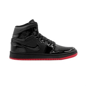 کفش نایک ایر جردن وان ساق‌دار ورنی بلکند Nike Air Jordan 1 High Patent Blackend