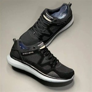 کفش اسکیچرز کوانتوم فلکس مشکی طوسی Skechers Quantum Flex Black Grey