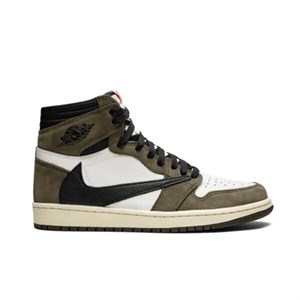 کفش نایک ایر جردن وان ساق‌دار رترو تراویس اسکات موکا Nike Air Jordan 1 Retro High Travis Scott Mocha