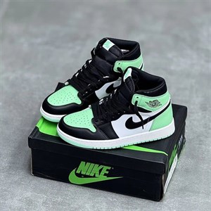 کفش نایک ایر جردن وان ساق‌دار مشکی سبز Nike Air Jordan 1 High Black Green