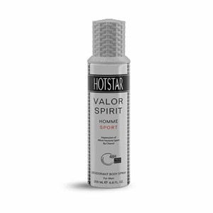 اسپری بدن مردانه والور اسپریت Valor Spirit حجم 200 میلی لیتر