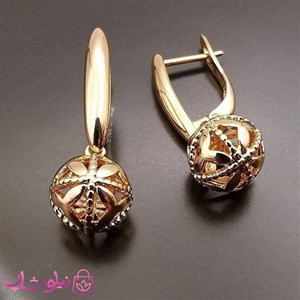 گوشواره آویز ژوپینگ مدل توپی کد 3591