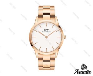ساعت دنیل ویلینگتون زنانه رزگلد سایز متوسط w-3543
