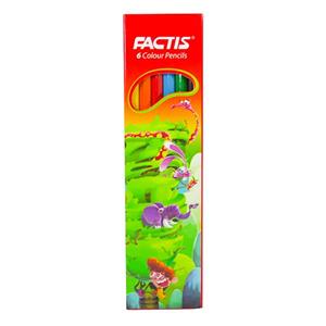 مداد رنگی 6 رنگ فکتیس کد 601-1