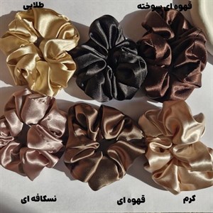 اسکرانچی ساتن تیره - کد 505