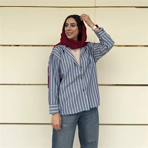شومیز راه راه دریا