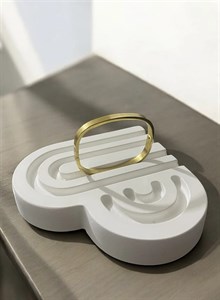 دستبند زنانه النگویی ساده کد 3335001