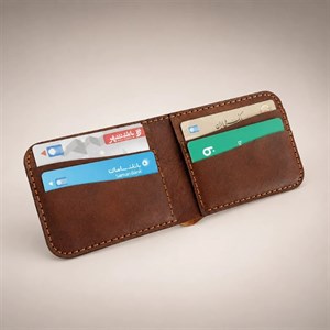 کیف پول مردانه چرم مدل شارین