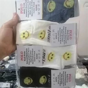 جوراب بچگانه طرح دار اسپرت جین 12 جفتی برند polo