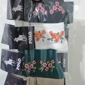 تولیدی جوراب زنانه ودخترانه ساق بلند 12 جفتی برندpolo