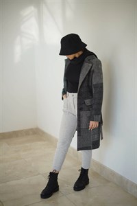 پالتو زنانه فوتر طرح دار