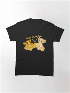 تیشرت lion king طرح Simba and Nala کد 200795