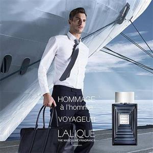 ادو تویلت مردانه لالیک مدل Hommage a l’homme Voyageur 