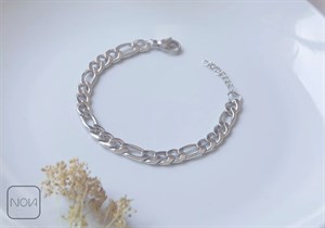 دستبند استیل کارتیر فیگارو کد 31324