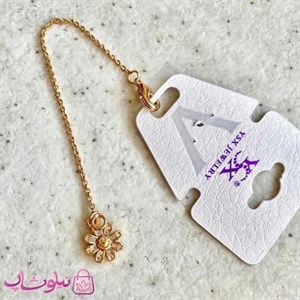 آویز ساعت زنانه وای اس ایکس طرح گل کد 199