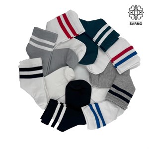 جوراب طرح دوخط ساق‌دار
