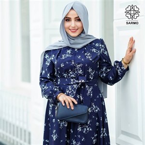 عبا پیراهنی الیزه سرمه