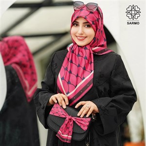 روسری ابریشم کجراه پولک