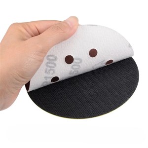 سنباده دیسک 125 میل پشت کرکی 5سوراخ نترون آلمینیوم اکسید (پک 10 عددی)