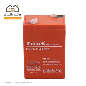 باتری سیلد اسید 6 ولت 5 آمپر موریسل moricell