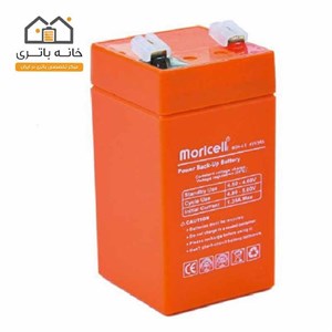 باتری سیلد اسید 4 ولت 4.5 آمپر موریسل (Moricell)