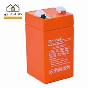 باتری سیلد اسید 4 ولت 4 آمپر موریسل (Moricell)