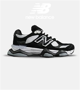 کفش کتانی مردانه و زنانه سفید مشکی NEW BALANCE 9060 مدل 7107