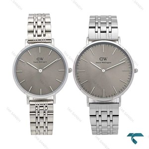 ساعت مچی ست دنیل ولینگتون استیل صفحه طوسی DW-6291-S