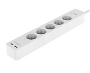 ORICO GPC-5A2U-EU 5 AC Outlet Power Strip with 2 USB Charging Port