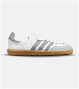 کفش کتانی مردانه و زنانه سامبا سفید طوسی کرم ADIDAS Samba مدل 7283