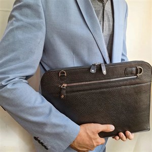 فولدر چرم طبیعی