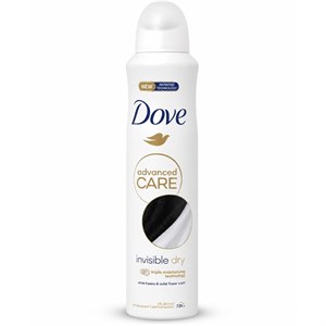 اسپری ضدتعریق داو DOVE اورجینال مدل Advanced Care invisible dry حجم250 میل