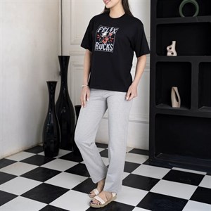 ست تیشرت و شلوار راحتی زنانه/کد: 6308