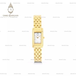 ساعت مچی لونژین طلایی قاب دور نگین Longines
