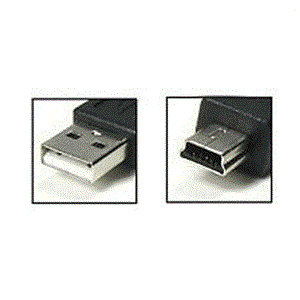 کابل ذوزنقه ای  1.5 متری mini USB 