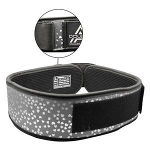 کمربند بدنسازی زنانه دبل ای مدل Heart-404H1176 چسبی طوسی روشن