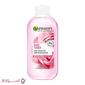تونر پاک کننده صورت گارنیه (Garnier) مدل Rose Toner حجم 200 میلی لیتر